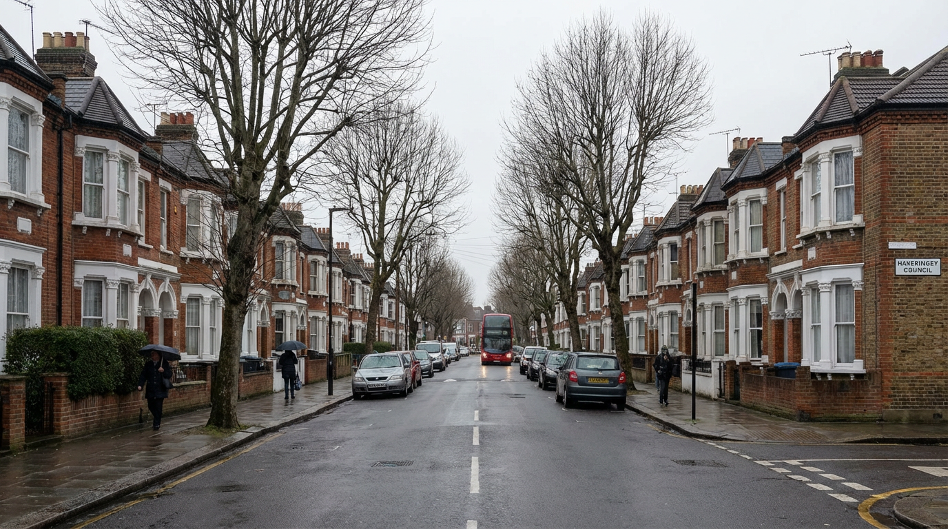 Haveringey streetscape, North London